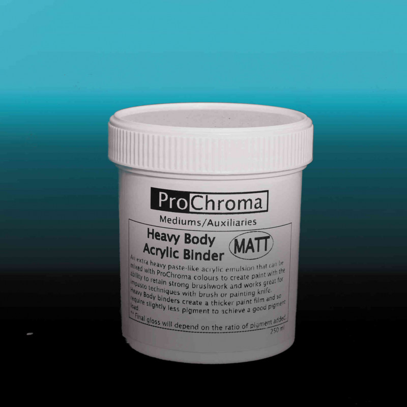 250ml Heavy-Body Matt Acrylic Binder